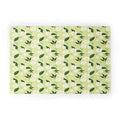Design by Spark Matcha Tea Florals Welcome Mat