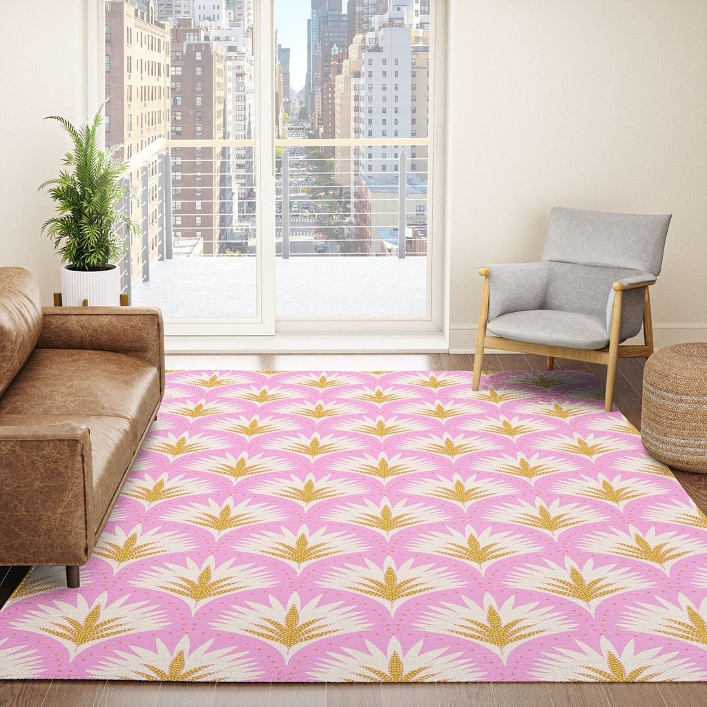 Jennifer Labre Pink Palmetto Area Rug