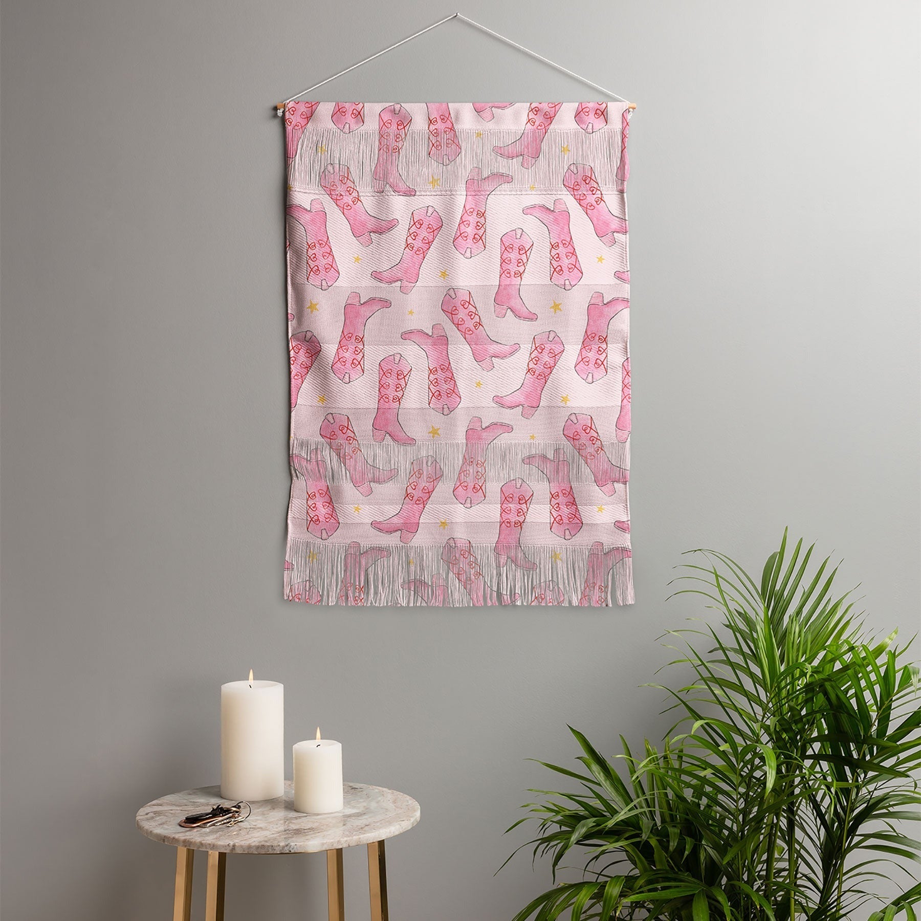 Love_Ryming Stars and Boots Wall Hanging Portrait