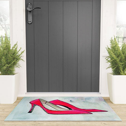 Sophia Buddenhagen Neon Walk Welcome Mat