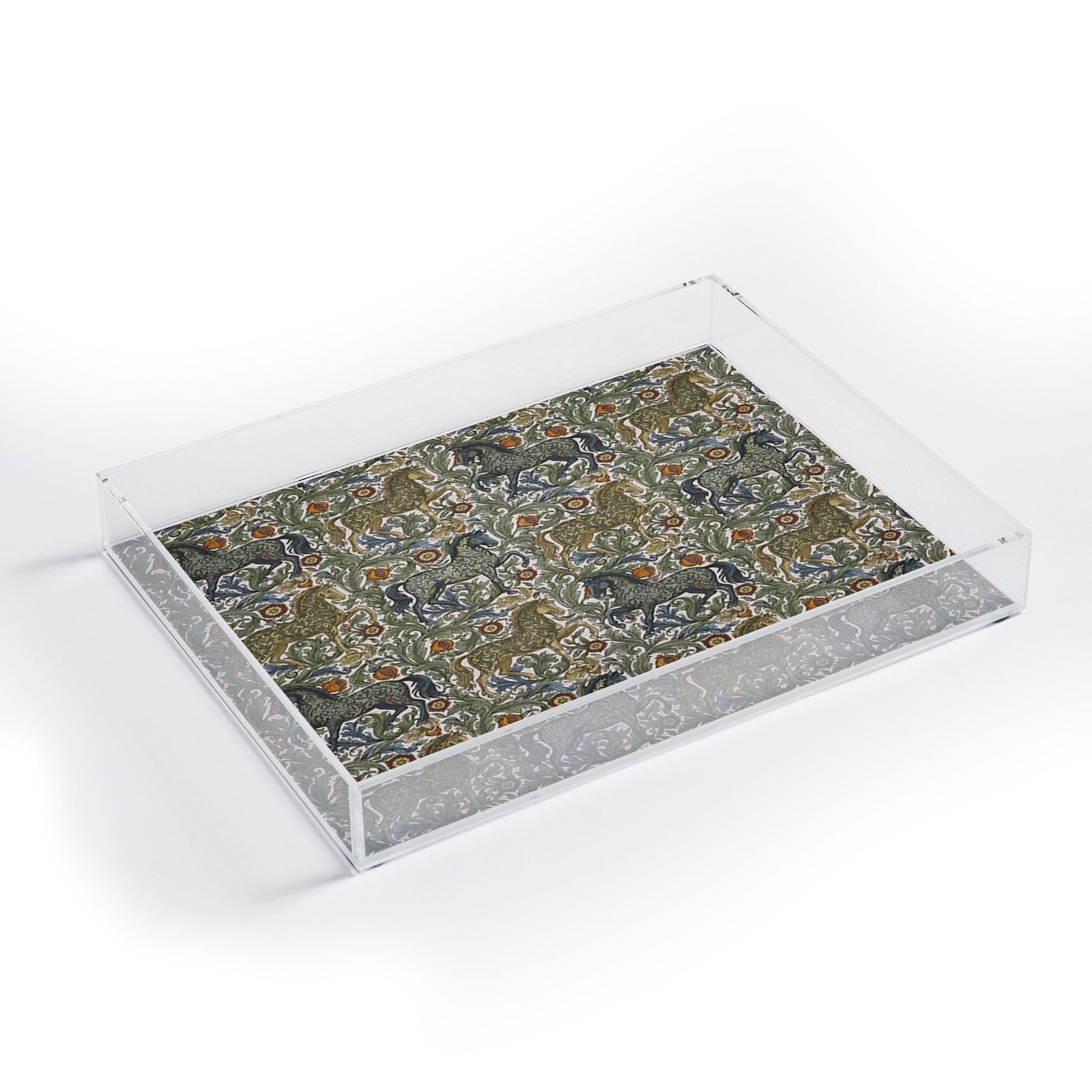 Marta Barragan Camarasa Renaissance Horse Garden Acrylic Tray