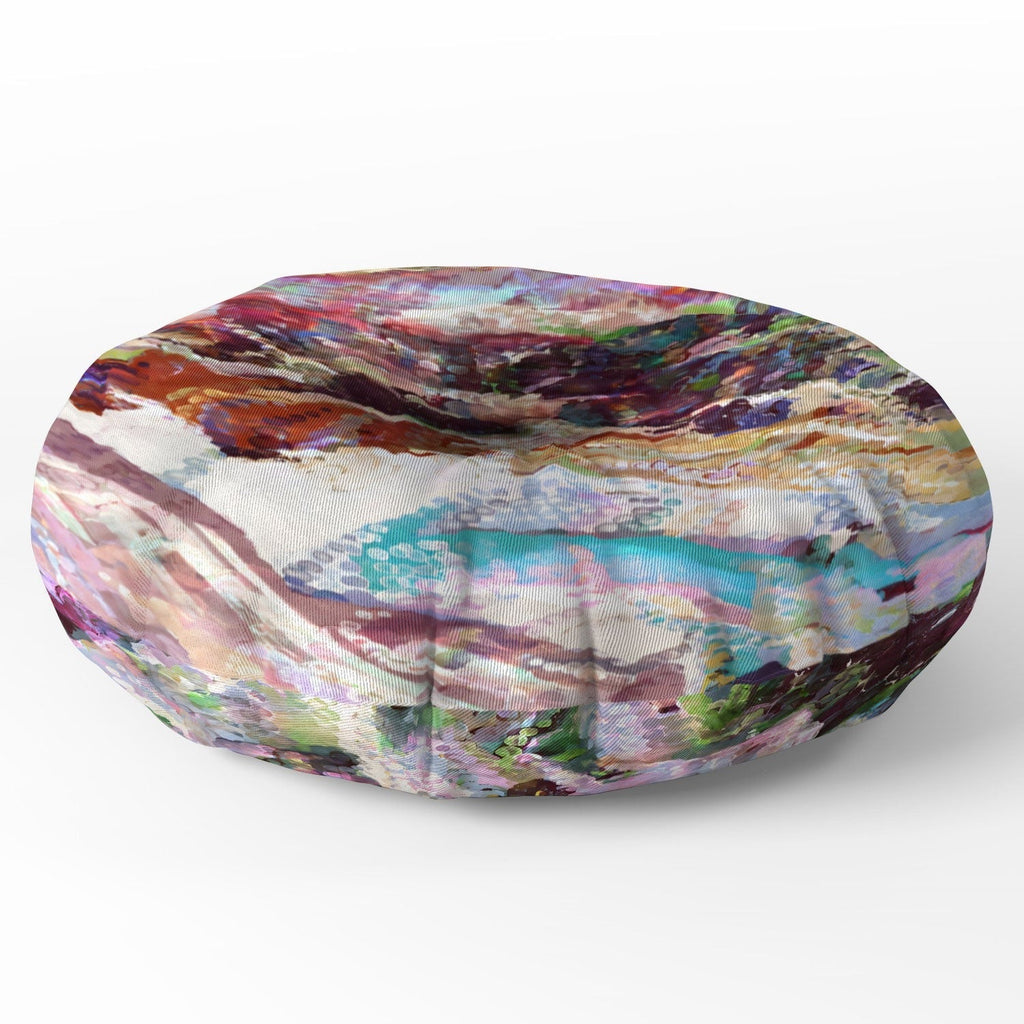 83 Oranges Sequin Haze Floor Pillow Round