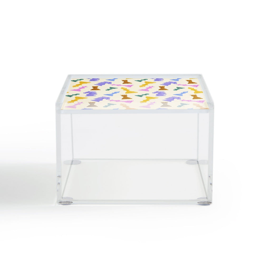 Design by Spark Chess Game Pieces Acrylic Box