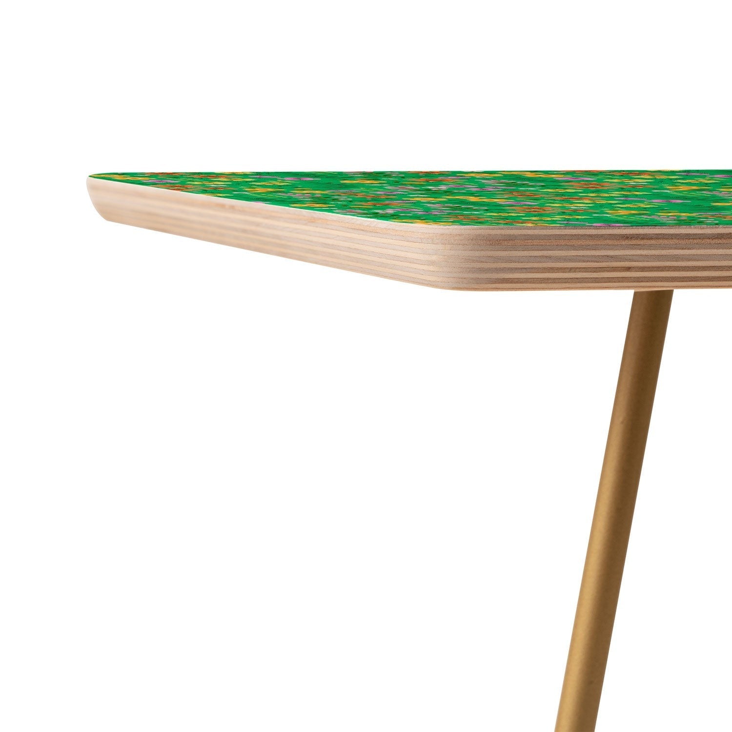 Pimlada Phuapradit Ditsy Spring Floral Green Side Table