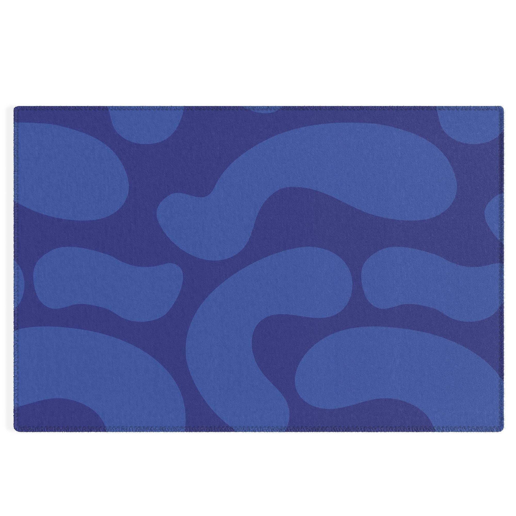 Camilla Foss Blue Pebble Outdoor Rug