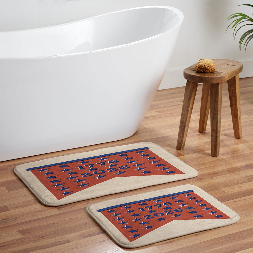 DENY Designs Star Banner Memory Foam Bath Mat
