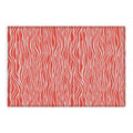 Avenie BR Red Zebra Stripe Outdoor Rug