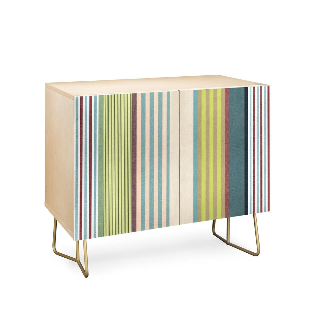 Marta Barragan Camarasa Colorful Stripe Delight Credenza
