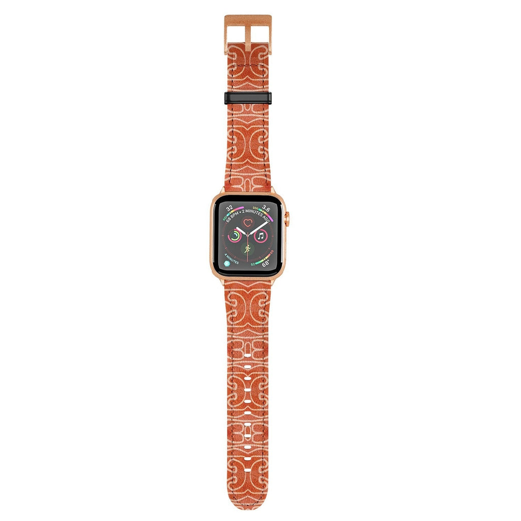 Mirimo Venexiana Burnt Orange Apple Watch Band