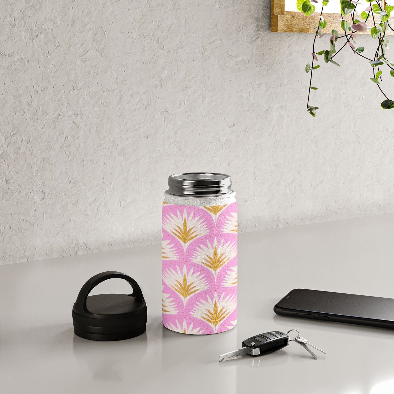 Jennifer Labre Pink Palmetto Water Bottle