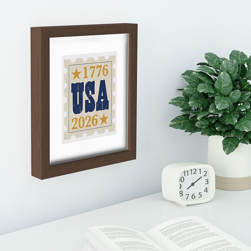 DENY Designs USA Stamp Recessed Framing Rectangle