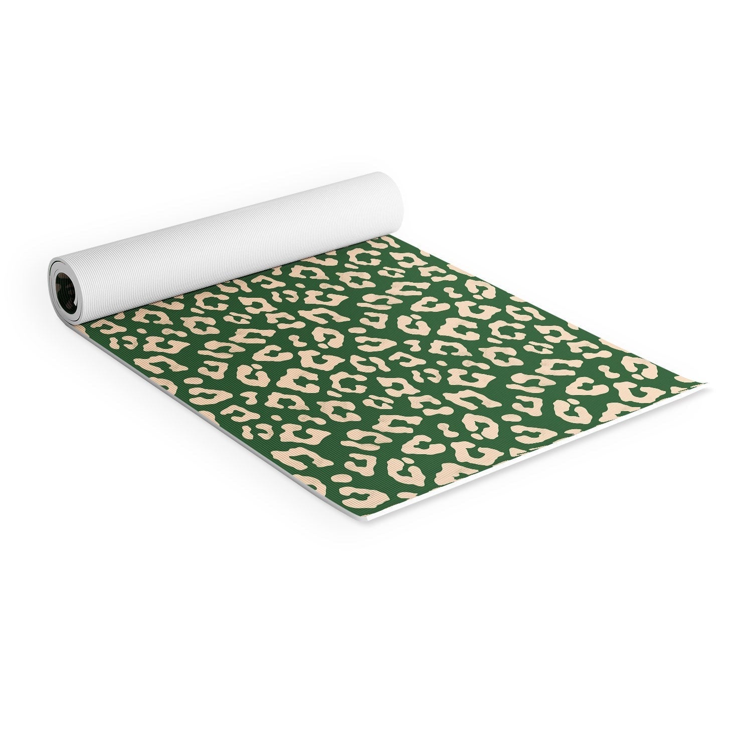 Avenie BR Cheetah Print In Green Yoga Mat