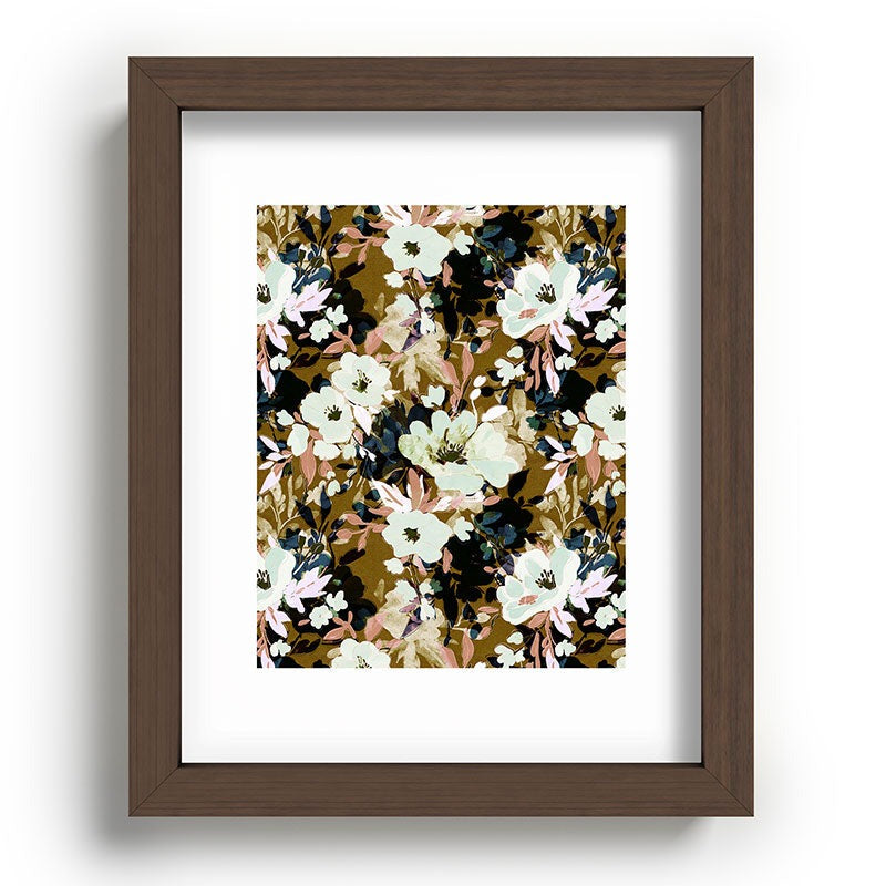 Marta Barragan Camarasa Romantic Floral Fusion Recessed Framing Rectangle