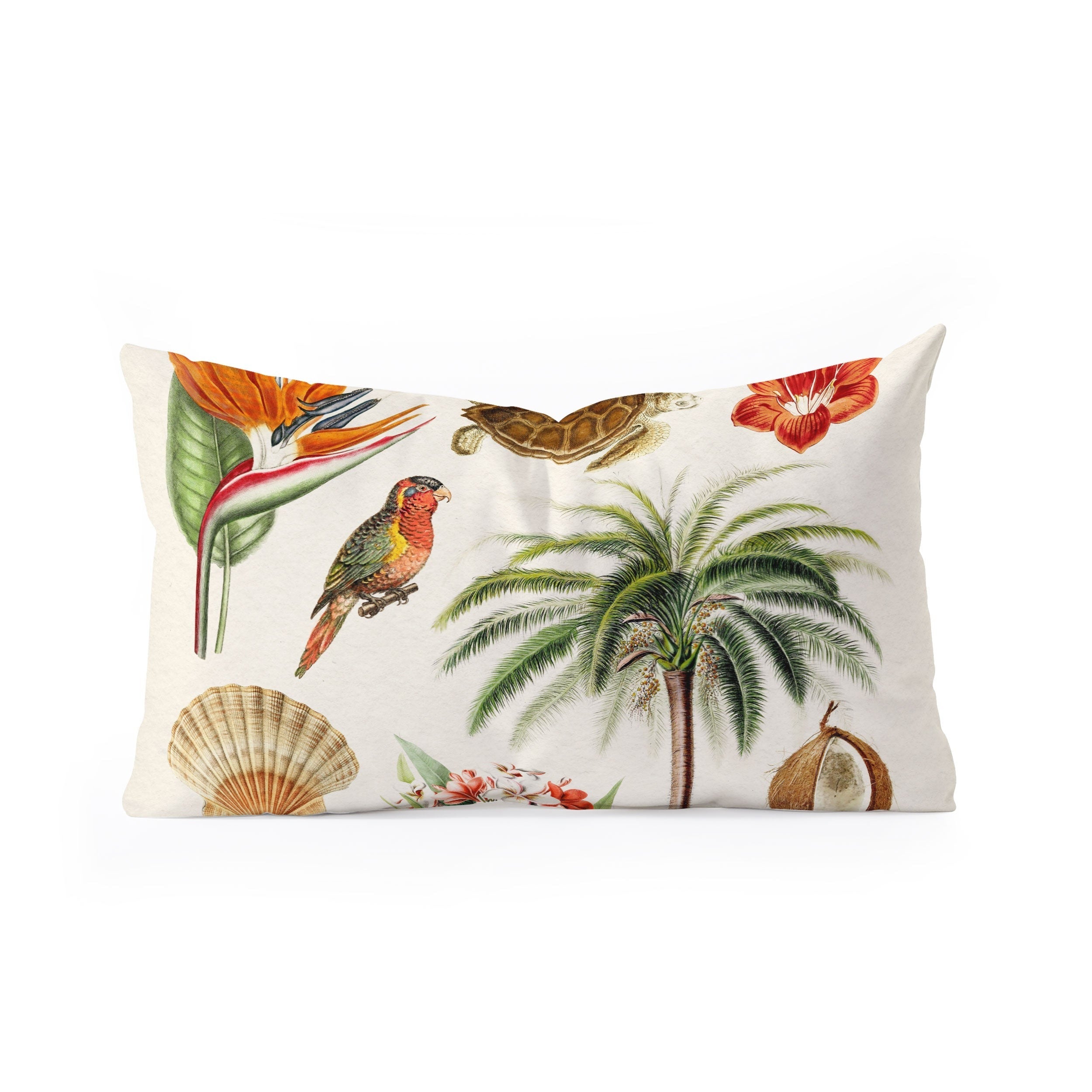 Gal Design Hawaii Collection Oblong Throw Pillow