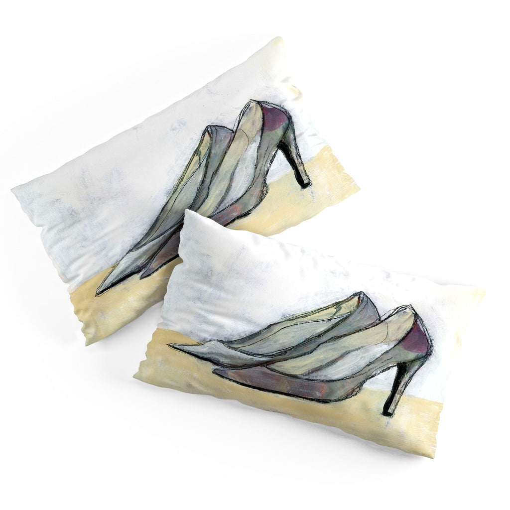 Sophia Buddenhagen Grey Stiletto Pillow Shams