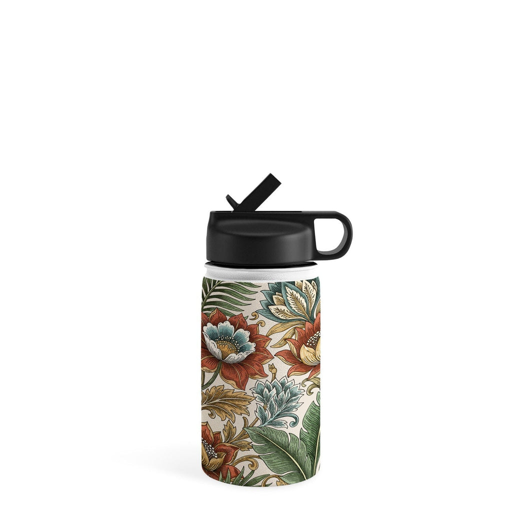 Marta Barragan Camarasa Retro Jungle Garden Water Bottle