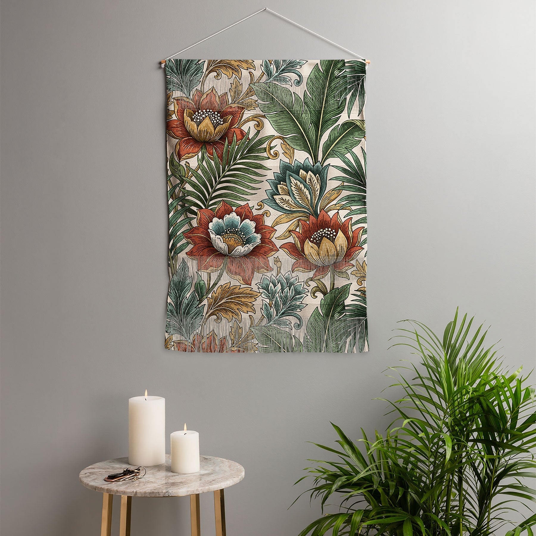 Marta Barragan Camarasa Retro Jungle Garden Wall Hanging Portrait