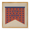 DENY Designs Star Banner Framed Wall Art