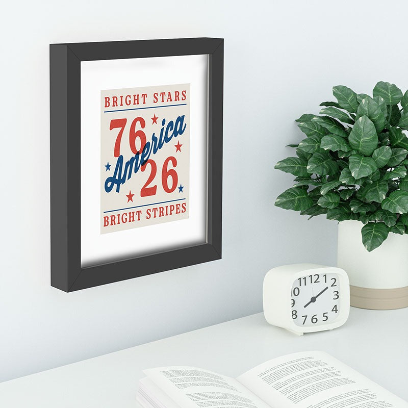 DENY Designs Bright Stars Bright Stripes Recessed Framing Rectangle