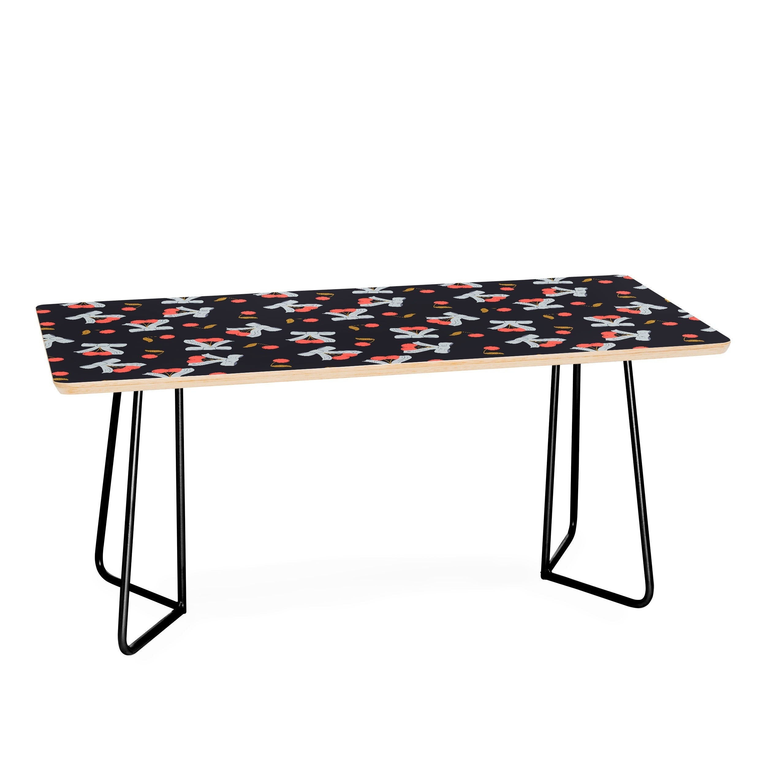 Jennifer Labre Cherries and Bows Coffee Table