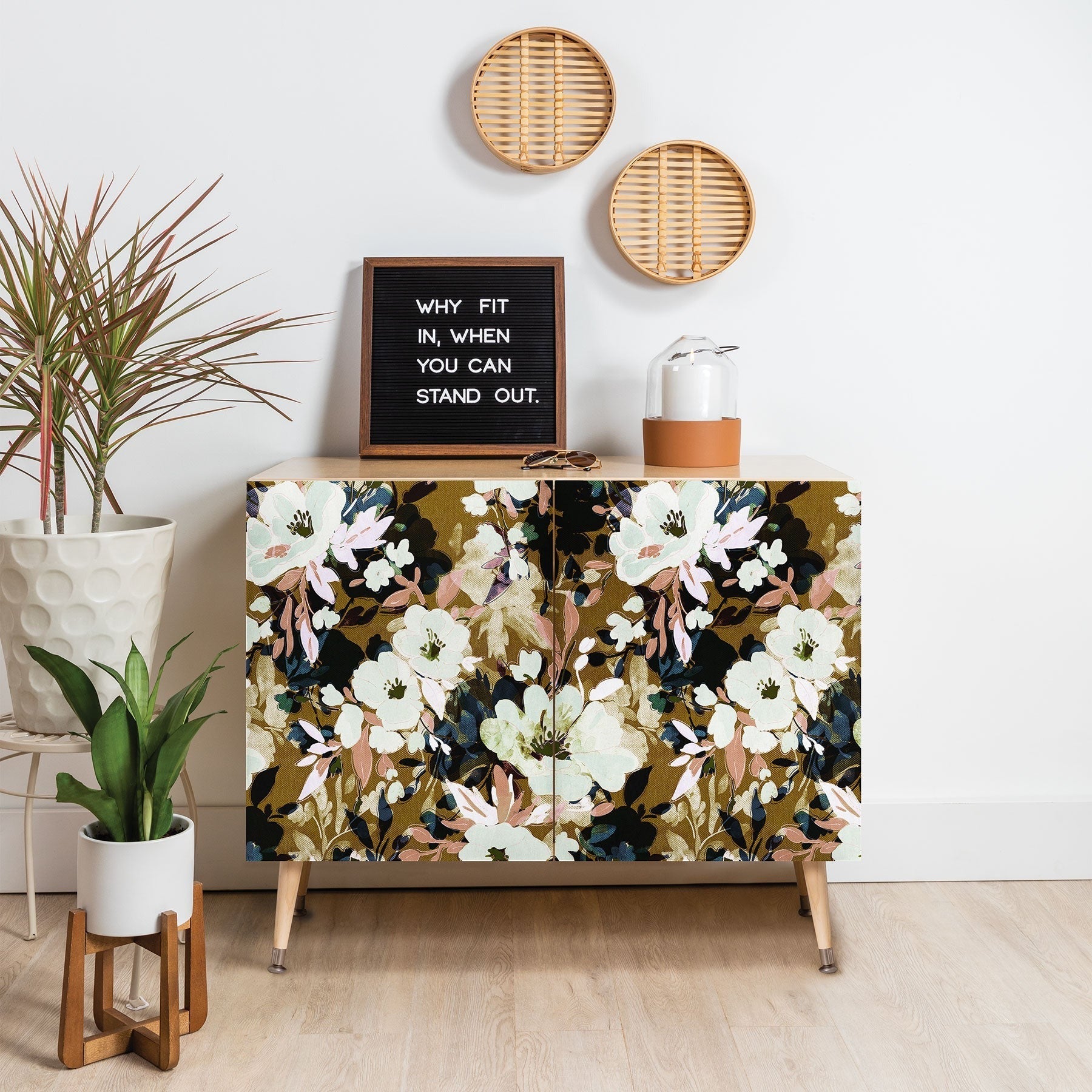 Marta Barragan Camarasa Romantic Floral Fusion Credenza