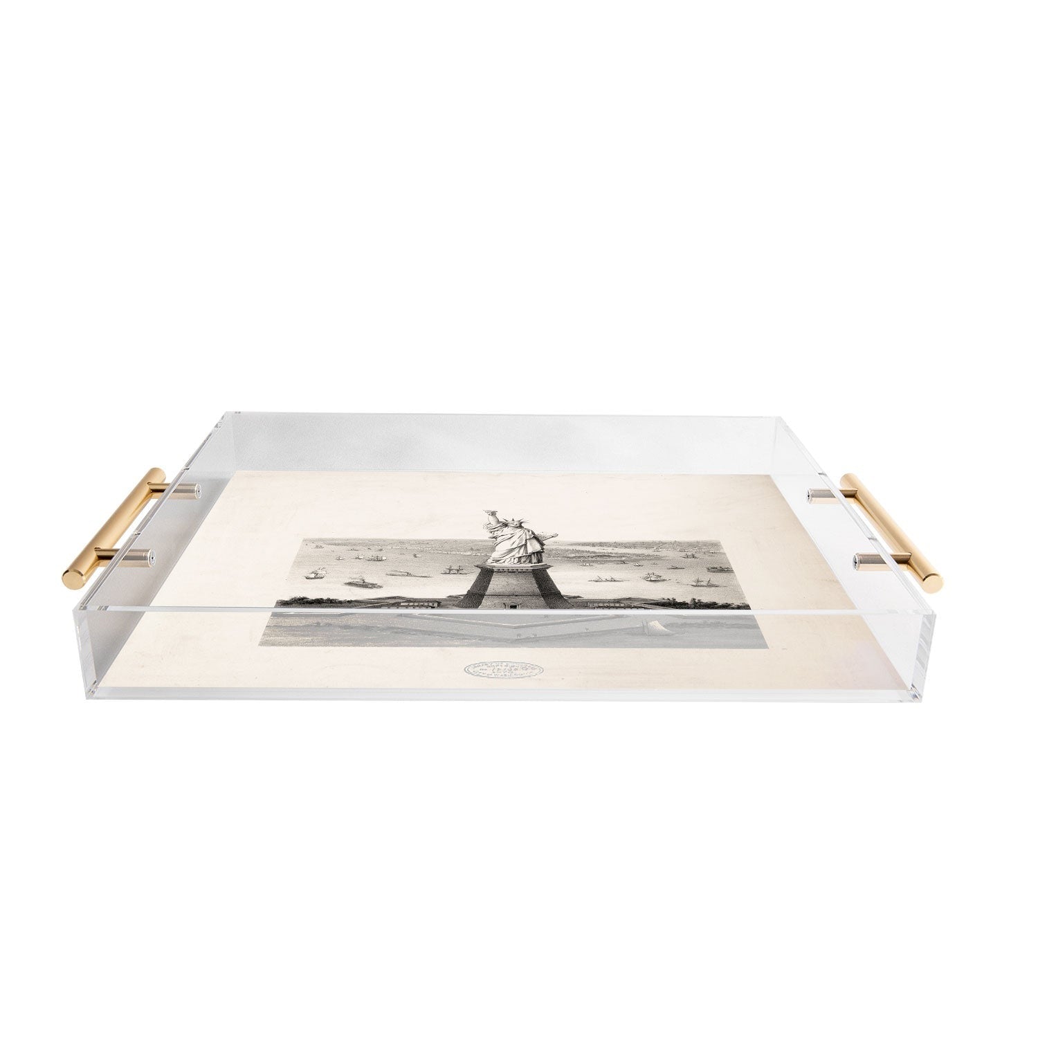 DENY Designs Vintage Lady Liberty Acrylic Tray