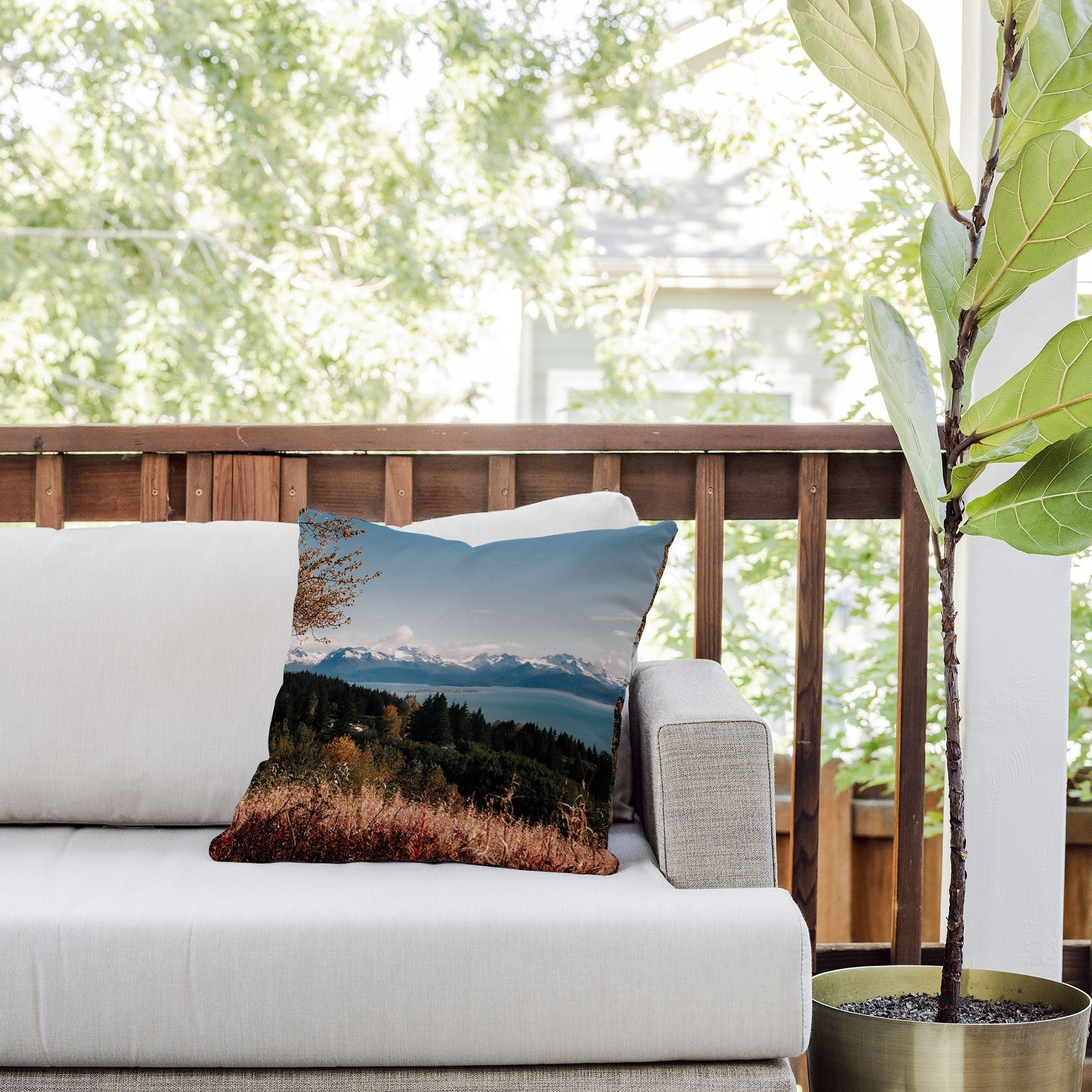 Hannah Kemp Homer Outdoor Throw Pillow