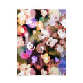 Ninola Design Botanic Retreat Ombre Abstract Watercolor Flowers Pink gold Poster