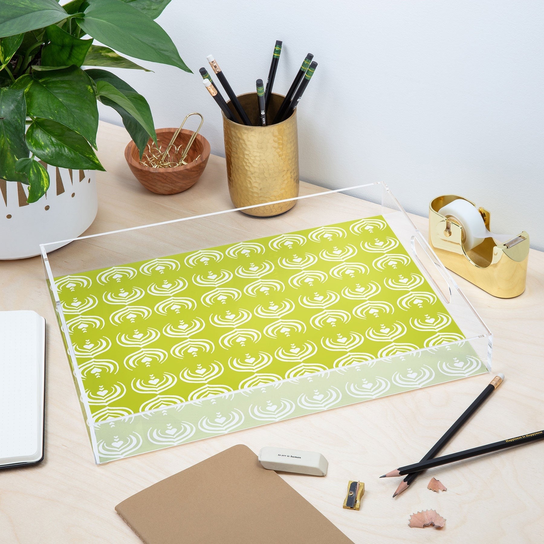 Design by Spark Matcha Latte Art Acrylic Tray
