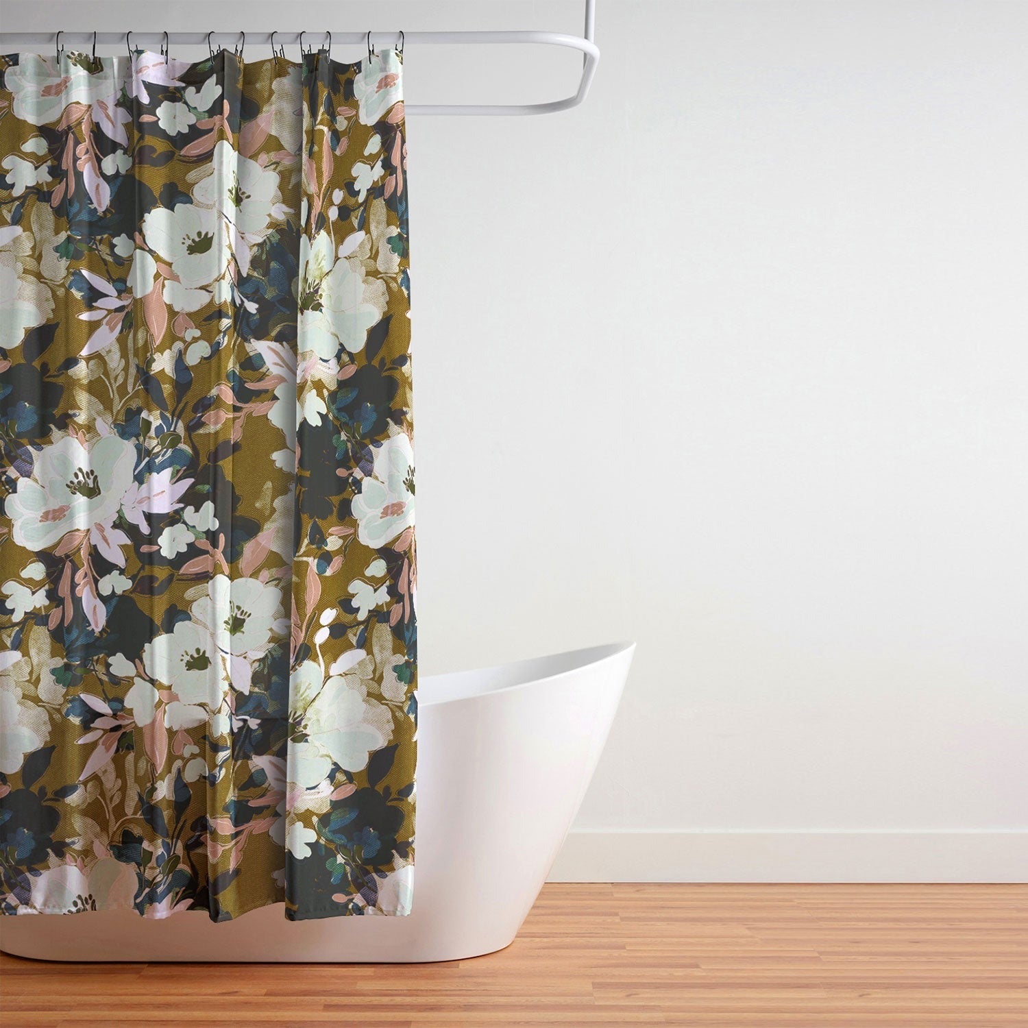 Marta Barragan Camarasa Romantic Floral Fusion Shower Curtain