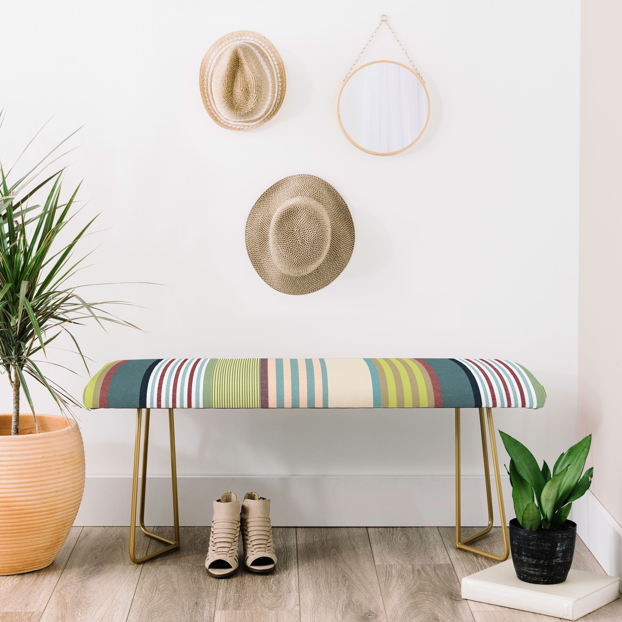 Marta Barragan Camarasa Colorful Stripe Delight Bench