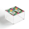 LouBruzzoni Cozy Christmas Patchwork Acrylic Box