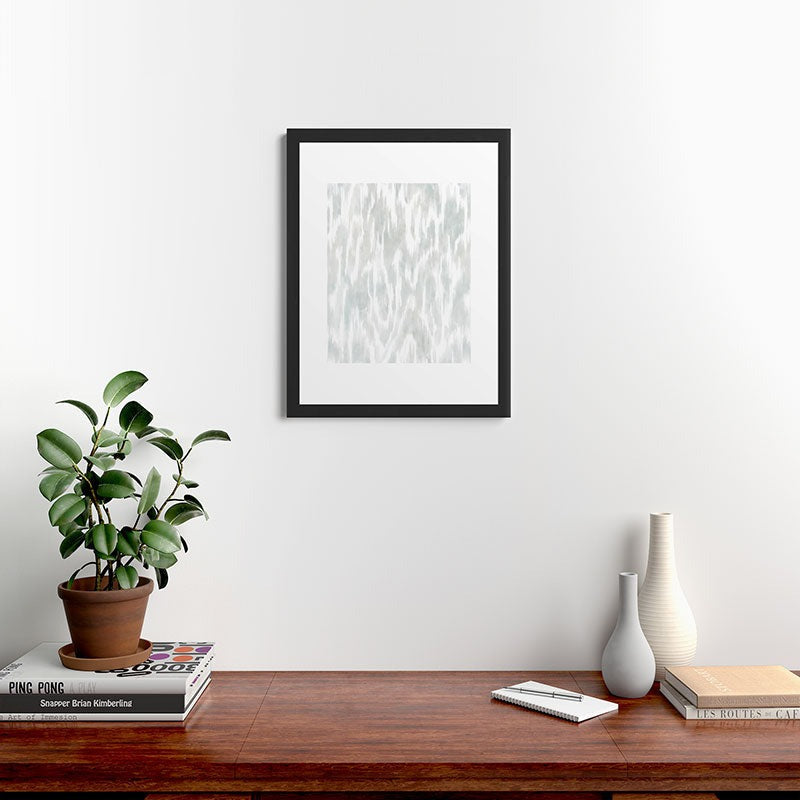 Jacqueline Maldonado Watercolor Wood Grain Framed Art Print
