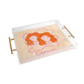 Little Om Zodiac Signs Gemini Acrylic Tray