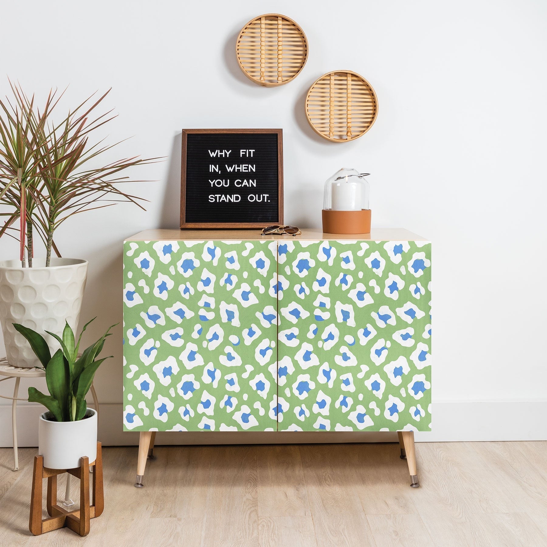 Avenie BR Cheetah Print Credenza