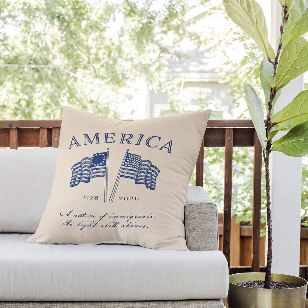 DENY Designs America250 Outdoor Throw Pillow