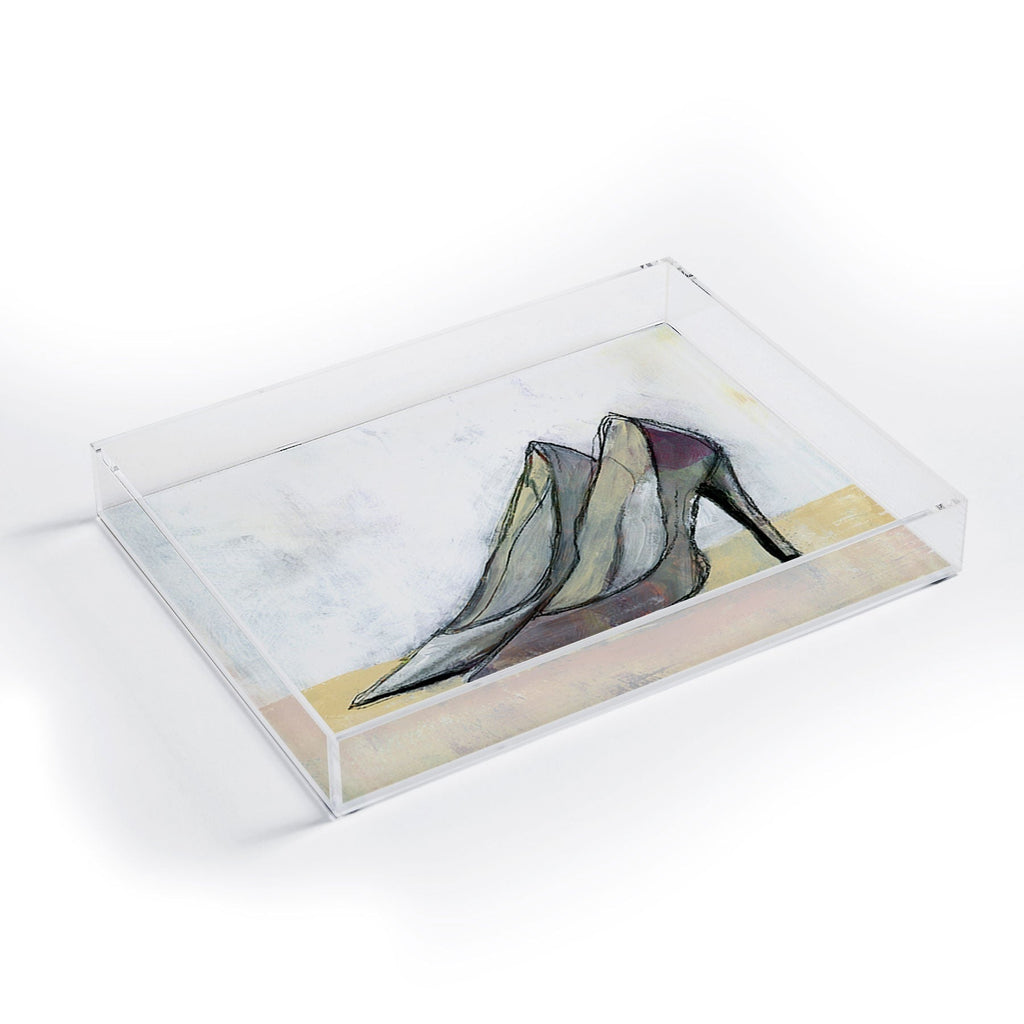 Sophia Buddenhagen Grey Stiletto Acrylic Tray