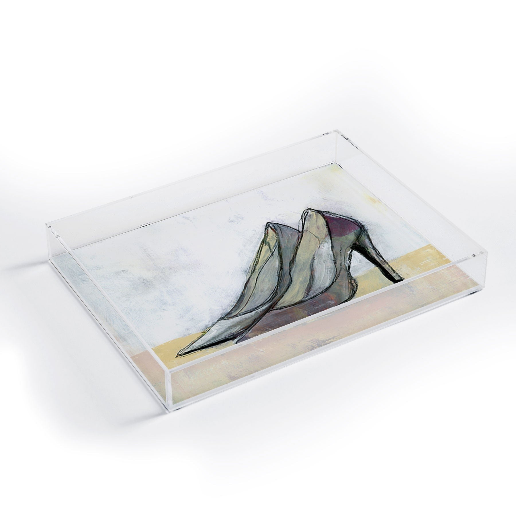 Sophia Buddenhagen Grey Stiletto Acrylic Tray