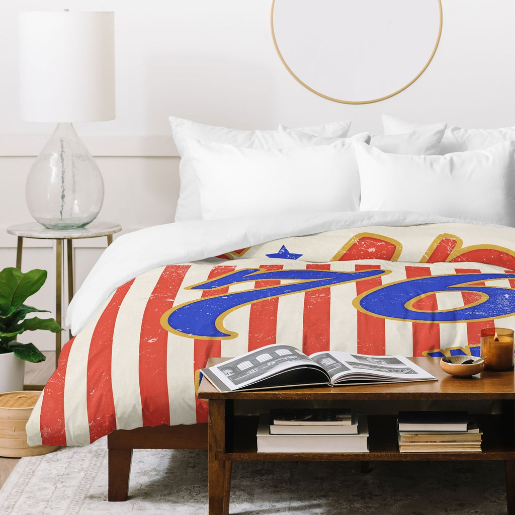 DENY Designs 1776 Stars Duvet Cover