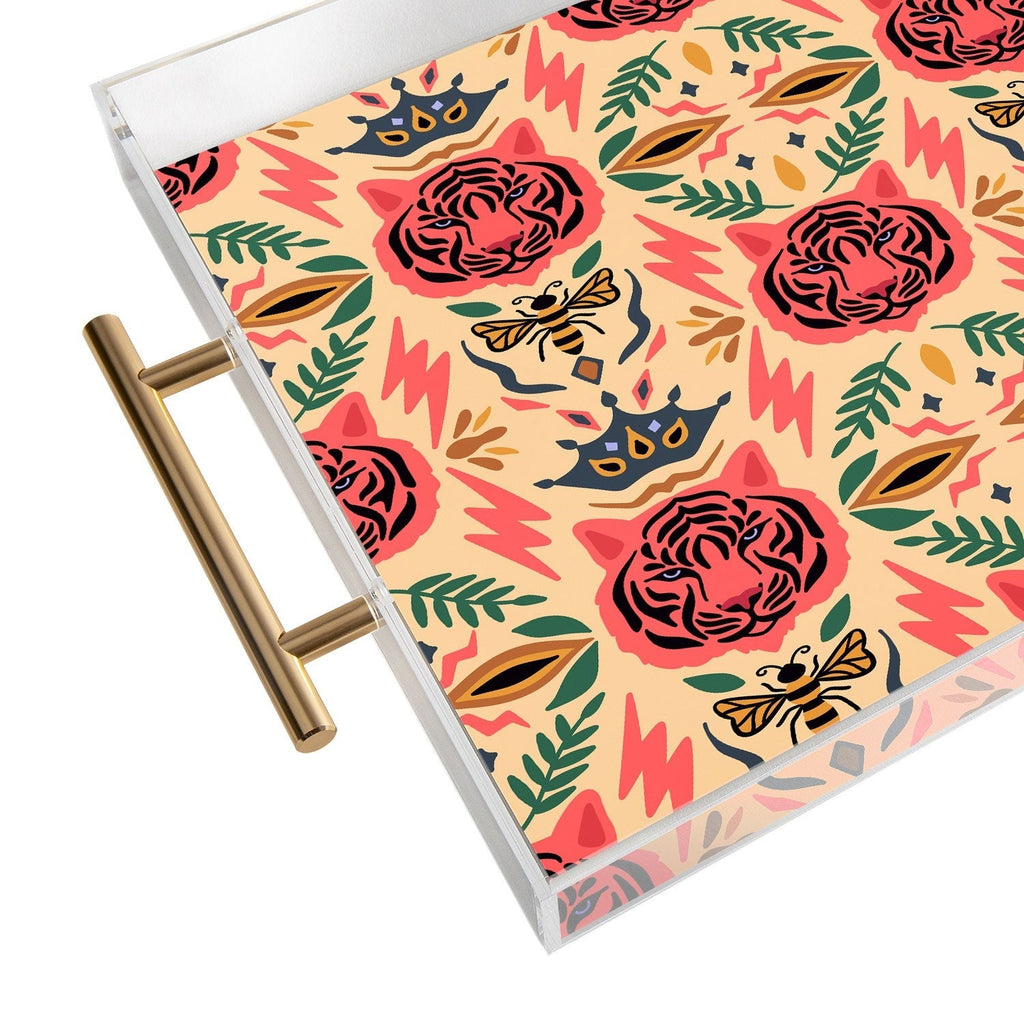 Design by Spark Tigress Queen Bee Acrylic Tray