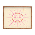 Little Om Celestial Sun cream Rectangular Tray