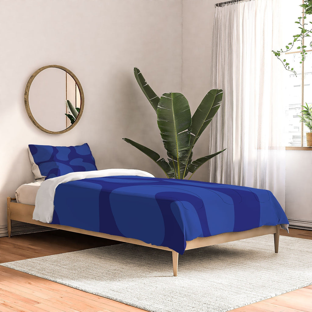 Camilla Foss Blue Pebble Comforter
