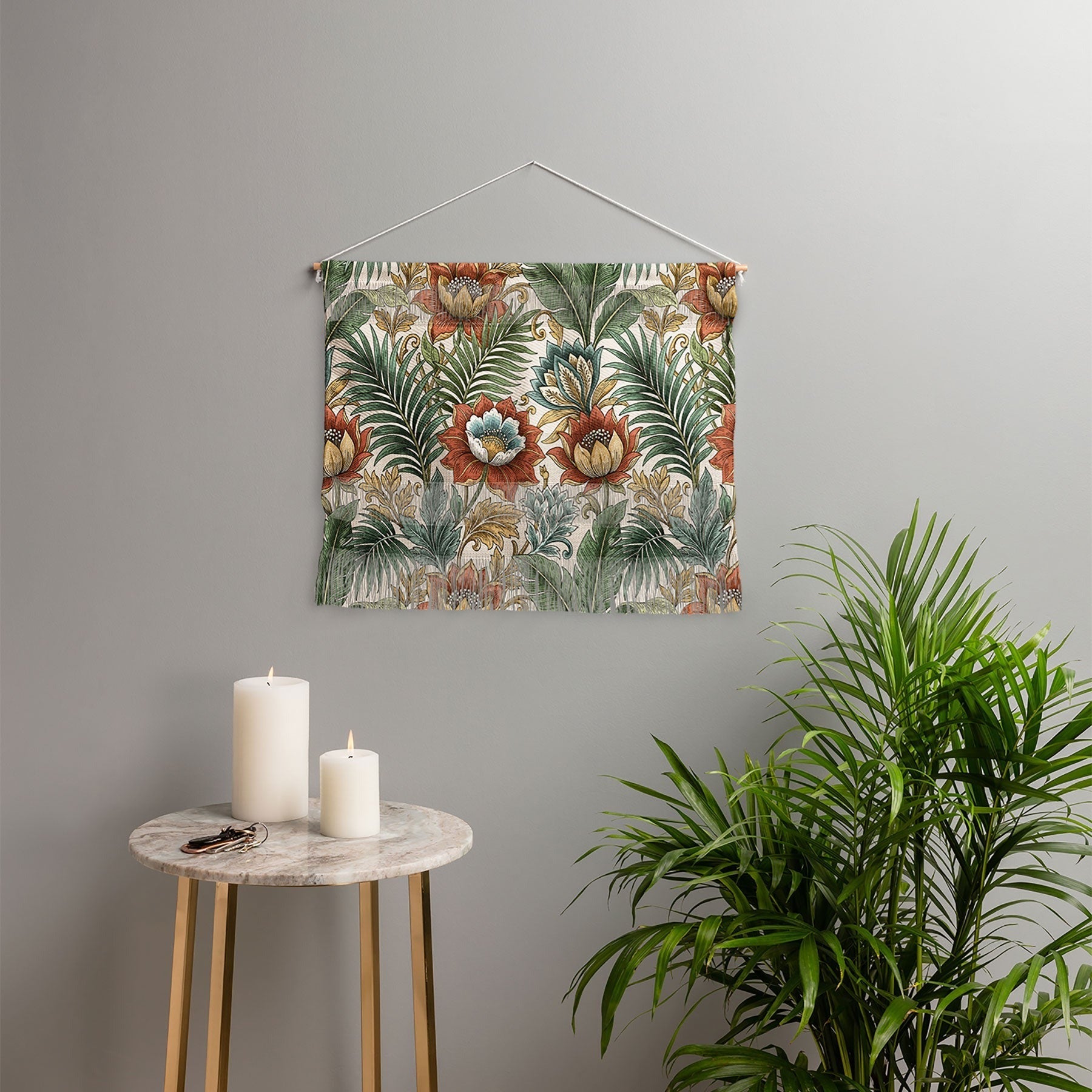 Marta Barragan Camarasa Retro Jungle Garden Wall Hanging Landscape