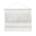Colour Poems Gingham Plaid Pattern Cloud White Wall Hanging Landscape