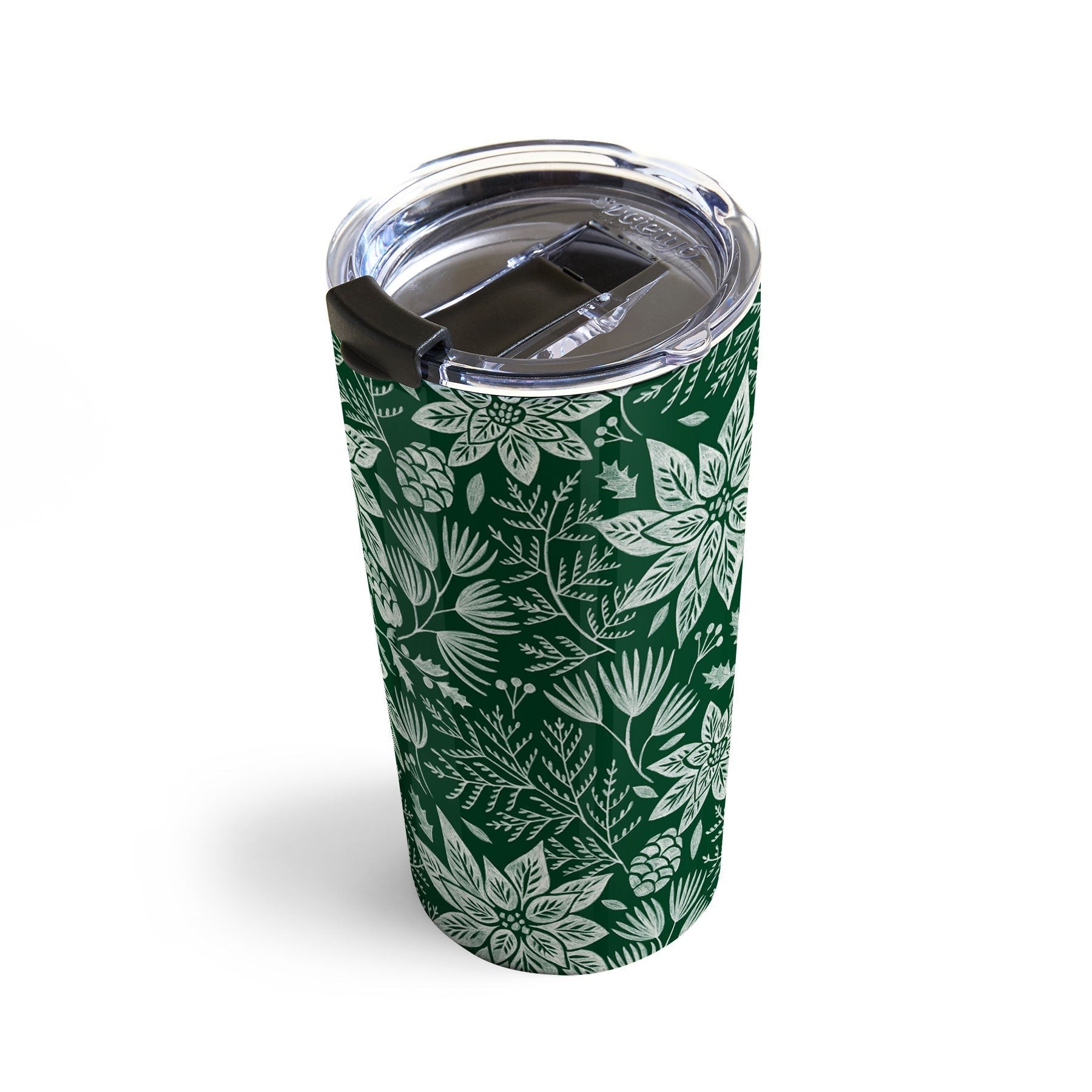 Pimlada Phuapradit Christmas Poinsettia Travel Mug