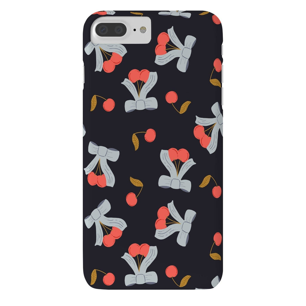 Jennifer Labre Cherries and Bows Phone Case