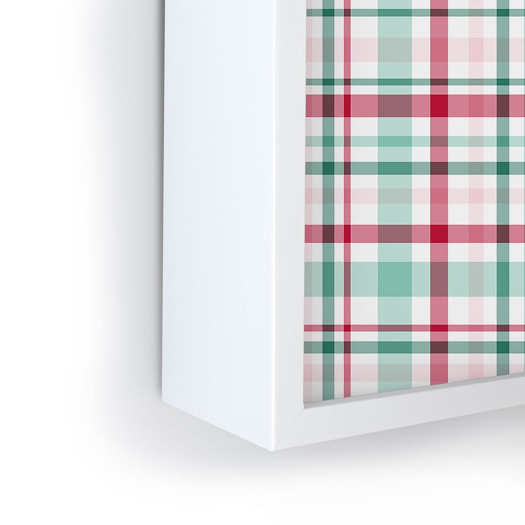 Lisa Argyropoulos Merry Vintage Plaid Framed Mini Art Print