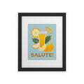 Jessica Molina Limoncello Cocktail Framed Art Print