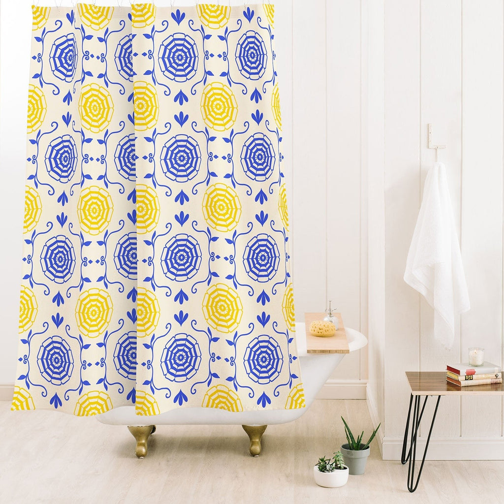 Design by Spark Dolce Vita Parasols Shower Curtain