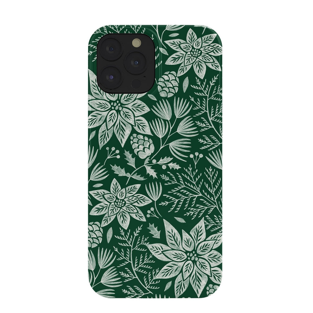 Pimlada Phuapradit Christmas Poinsettia Phone Case